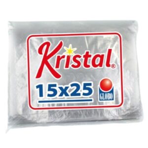 BOLSA TIPO CRISTAL 15X25 plg