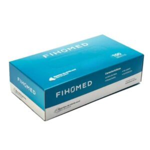 GUANTE NITRILO FIHOMED TALLA L (AZUL)
