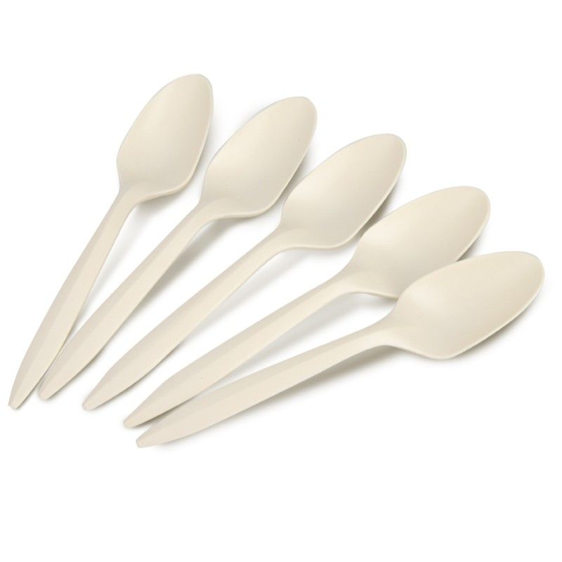 CUCHARA BIODEGRADABLE/PLAST NATURAL