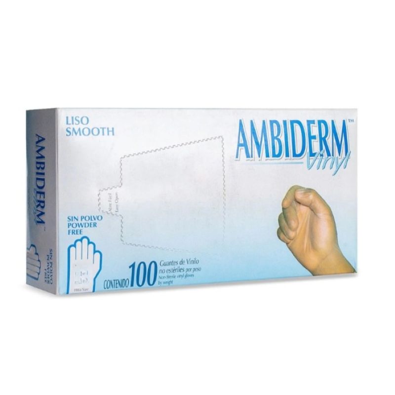 GUANTE VINYL LIGHT AMBIDERM TALLA L