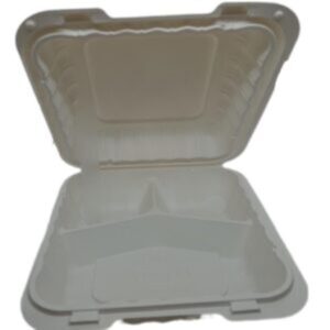 BANDEJA MINERAL HYPLAST  8X8X3  COLOR BLANCO