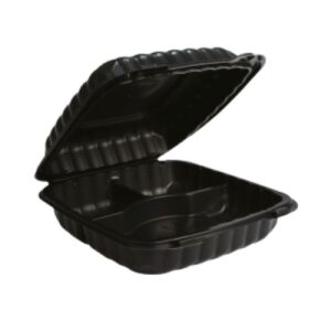 BANDEJA MINERAL HYPLAST  8X8X3 COLOR NEGRO