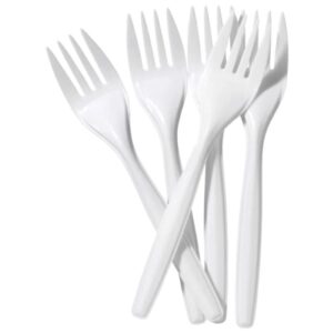 TENEDOR PLASTICO BLANCO RUMBA