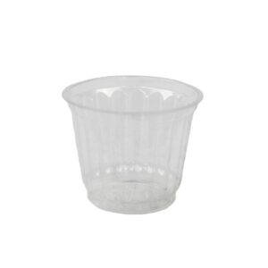 VASO TRANSPARENTE ACANALADO 2.5 OZ