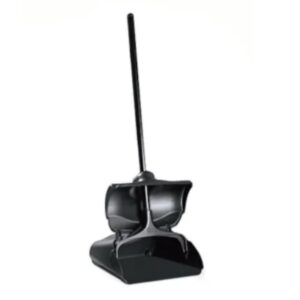 PALA DE BASURA PENDULAR CON TAPA (NEGRO)