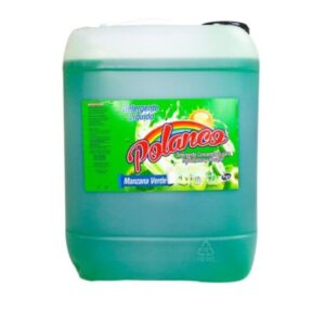 DETERGENTE LIQUIDO POLANCO MANZANA CANECA 5 GAL
