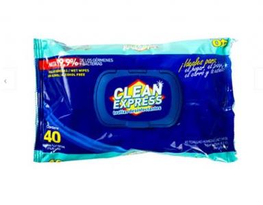 TOALLAS DESINFECTANTES CLEAN EXPRESS