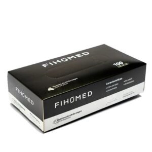 GUANTE NITRILO NEGRO TALLA M FIHOMED