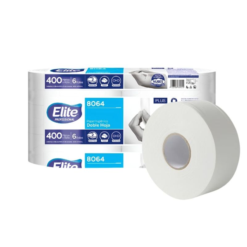 PAPEL HIGIENICO JUMBO ELITE 400 mts 1 HJ