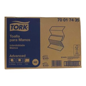 TOALLA INTERDOBLADA TORK ADVANCED 12X250 H/D