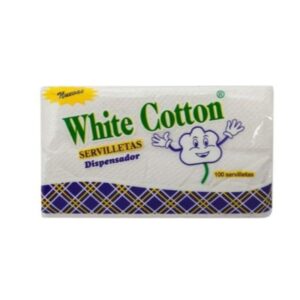 SERVILLETA WHITE COTTON RECTANGULAR 100X1