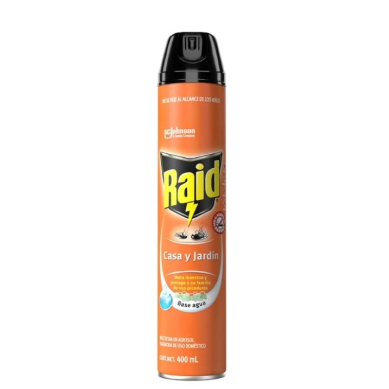 INSECTICIDA RAID CASA Y JARDIN 400ml